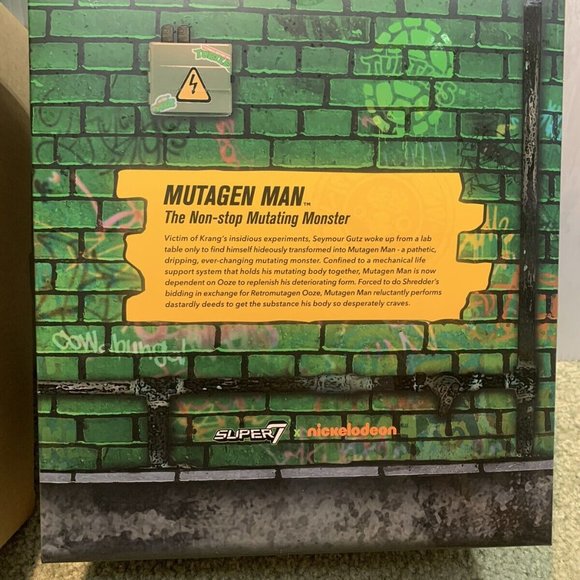 New! 10” Boxed TMNT Super 7 Ultimate's Wave 2: Mutagen Man Sealed Mib Turtles - Picture 3 of 4
